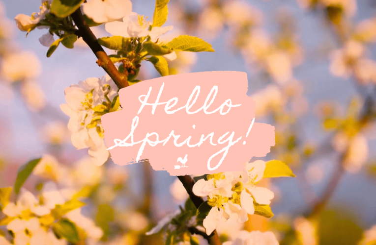Spring – A Time for Renewal